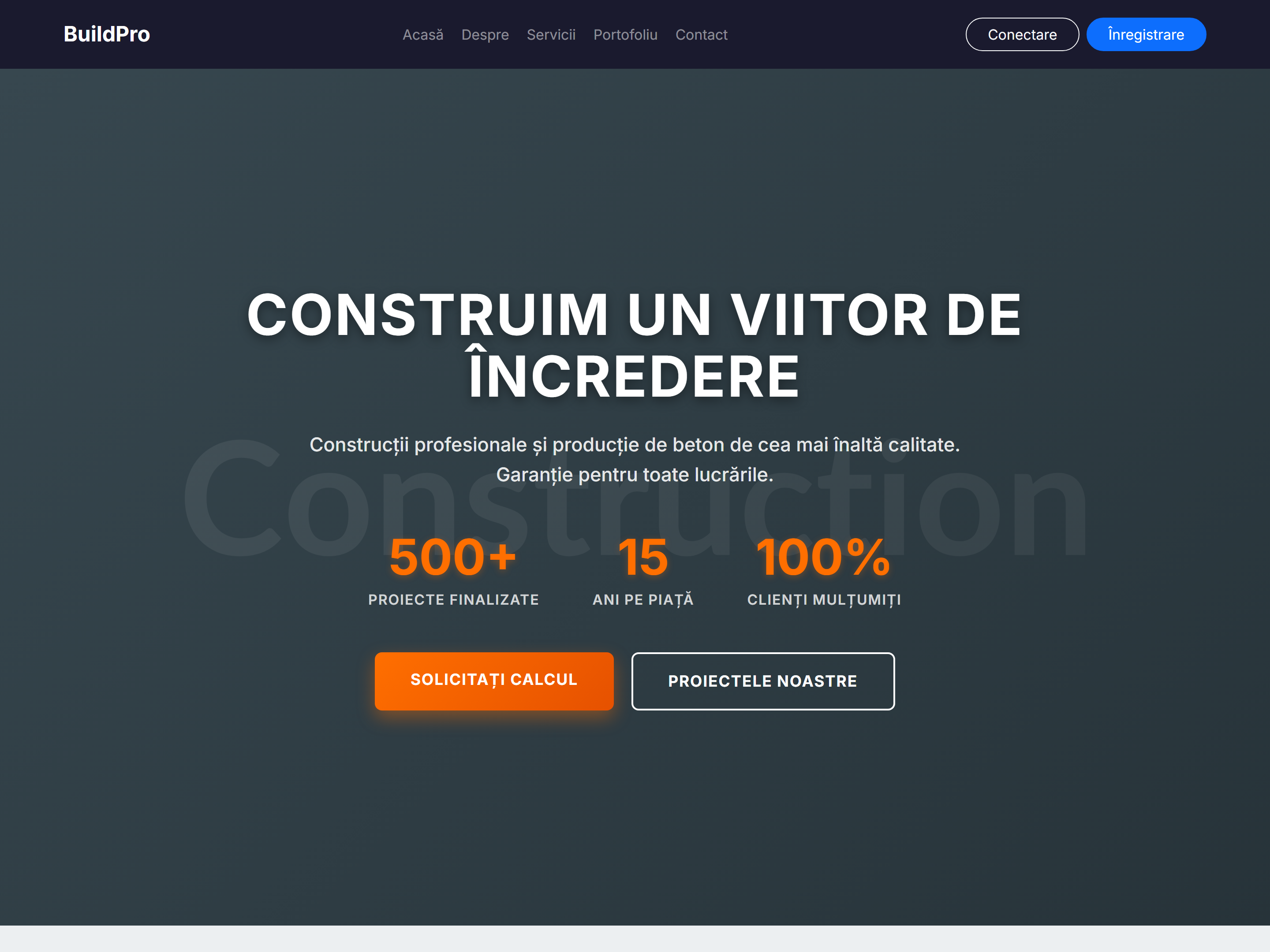 Construction Company Pro