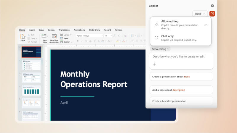 Microsoft a introdus agentul AI Copilot în Word, Excel și PowerPoint și l-a lansat pentru toți abonații Microsoft 365.