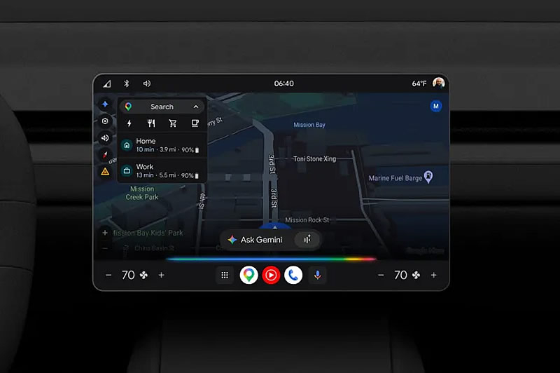 Asistentul Gemini‑IA va fi disponibil pe milioane de mașini echipate cu servicii Google