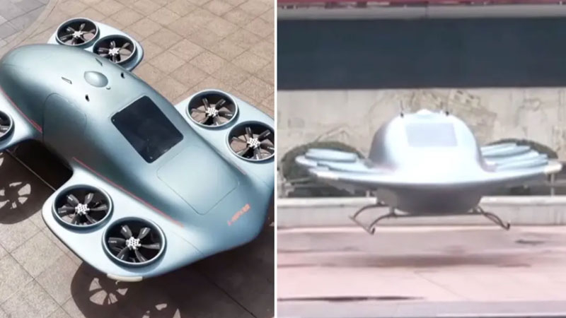 În China au lansat un „disc zburător” cu ventilatoare canalizate, perfect potrivit pentru zboruri urbane