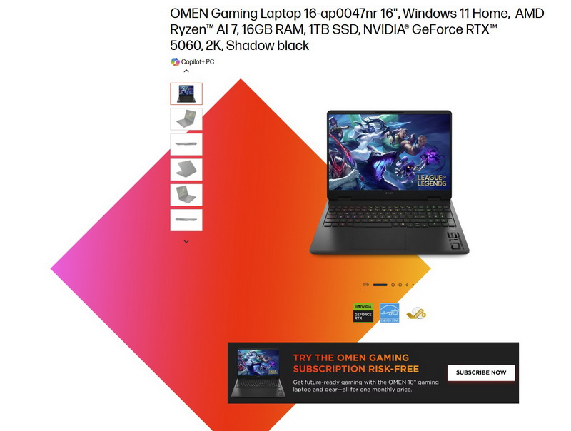 HP lansează un abonament pentru laptopuri de joc cu prețuri începând de la 50 de dolari pe lună și fără opțiune de cumpărare.