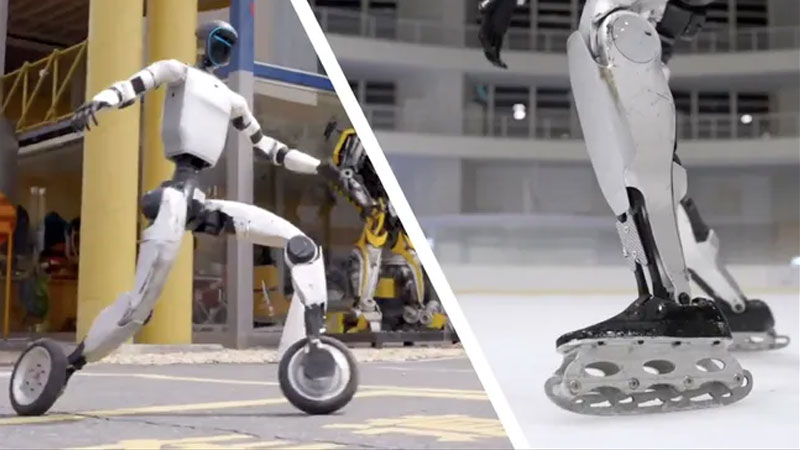 AI a făcut ca roboții asemănători oamenilor să alerge pe patinoare, iar acest tip de hochei nu ne-a fost așteptat.