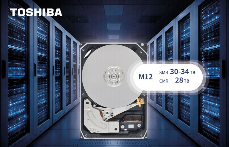 Toshiba a lansat livrările de HDD-uri de 3,5 inci cu SMR și capacitate între 30 și 34 terabiți.