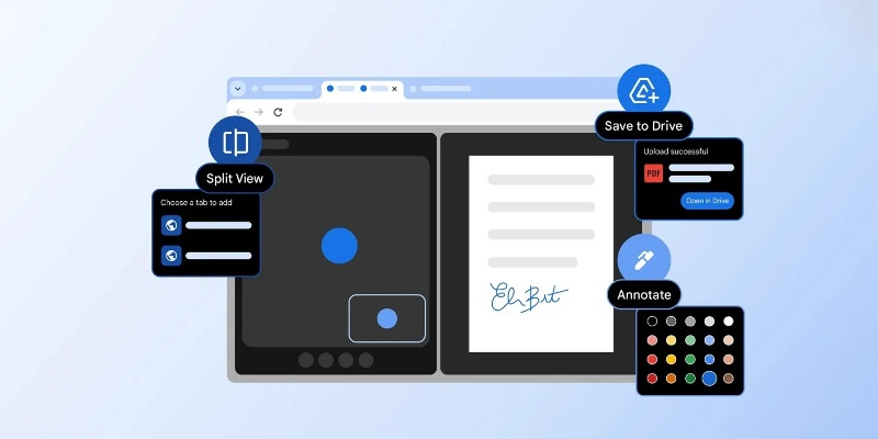 Chrome este acum mai ușor de folosit: în browser a apărut ecranul separat și posibilitatea de a face note în PDF.