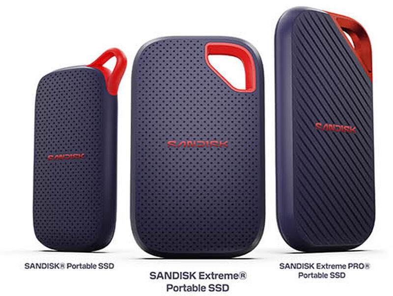 SanDisk a lansat SSD portabile cu o rată de transfer de până la 4000 Mo/s și o capacitate de până la 8 TB