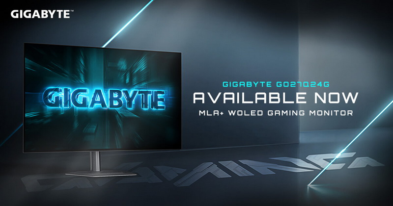 Gigabyte a prezentat noul monitor de jocuri WOLED de 27 de inci, GO27Q24G, cu rezoluție QHD și rată de refresh de 240 Hz