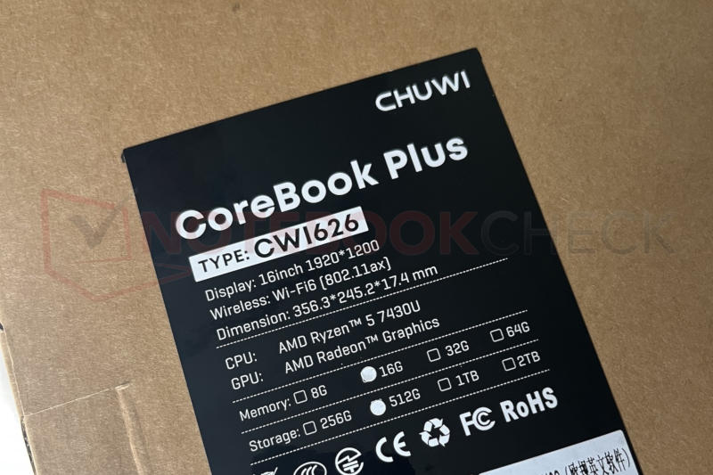 Chuwi a fost din nou descoperit pentru înlocuirea procesoarelor: în laptop este instalat un Ryzen slab comparativ cu specificațiile declarate