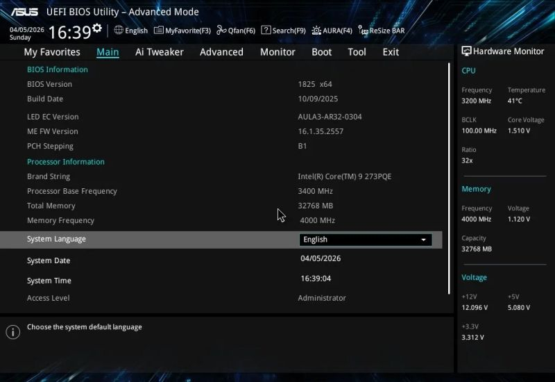 IA a permis rularea Windows-ului pe o combinație incompatibilă de procesor Intel Bartlett Lake și placă-mamă Z790.