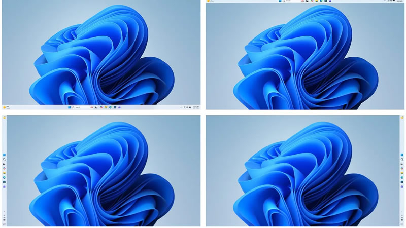 Bara de activități din Windows 11 va fi în final mutabilă, ca în Windows 10