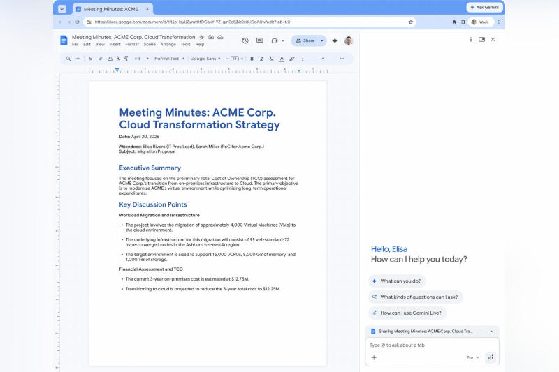 Google a făcut din Chrome un browser complet automat pentru mediul Workspace.