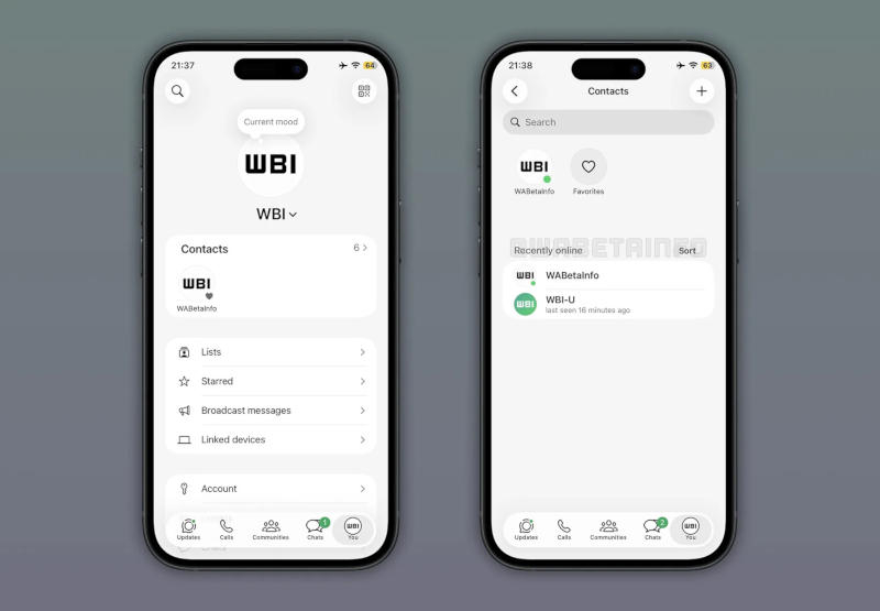 WhatsApp va publica lista contactelor online separat de restul listei utilizatorilor