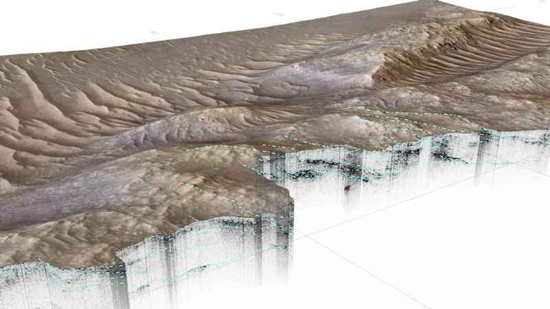 Roverul Perseverance a descoperit sub suprafața marțiană o deltă fluvială antică.