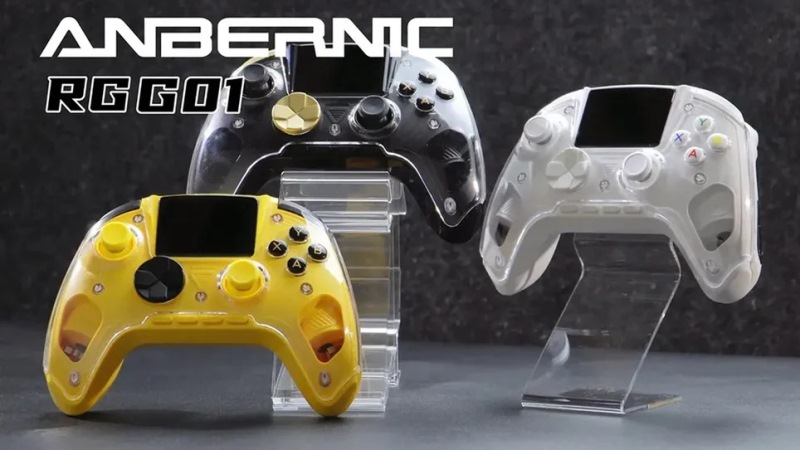 Anbernic RG G01 debutează ca un controller de jocuri cu senzor integrat pentru ritmul cardiac și ecran.