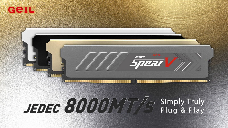 GeIL a prezentat module DDR5 cu o lățime de bandă de 8000 MT/s în modul normal