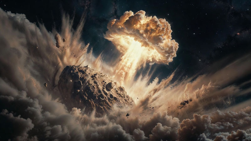 Poate o bombă nucleară va proteja planeta de asteroid mai bine decât se credea – cercetătorii au efectuat un experiment