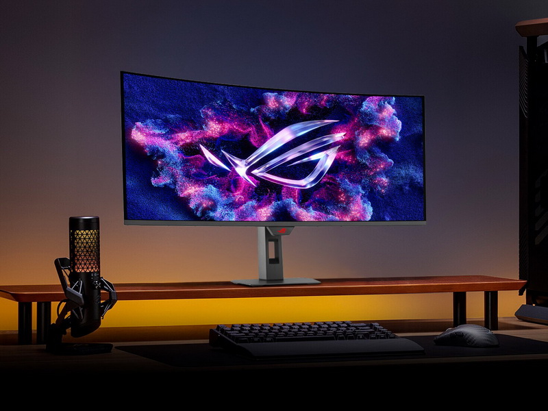 ASUS a prezentat noul monitor de 34 de inci ROG Strix OLED XG34WCDMTG cu funcționalități integrate Smart TV