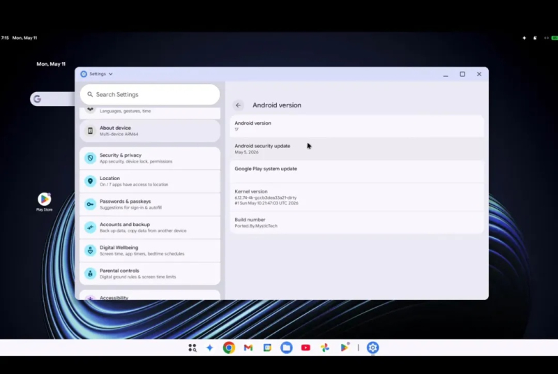 Scurgere a unui videoclip demo de 16 minute al sistemului de operare Google Aluminium OS înainte de anunțul său oficial