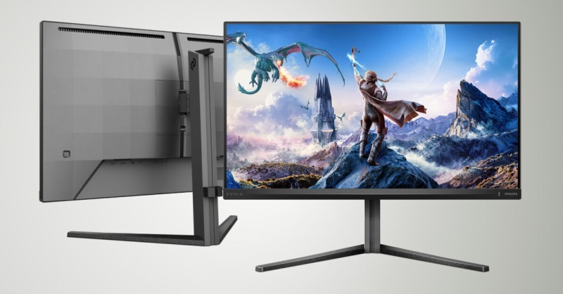 Philips lansează monitorul Evnia 27M2G5800, capabil să funcționeze în modul 5K la 165 Hz sau QHD la 330 Hz.
