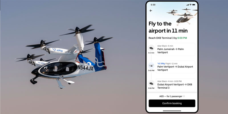 Uber zboară: aerotaxiul Joby va apărea în Dubai prin intermediul aplicației obișnuite.