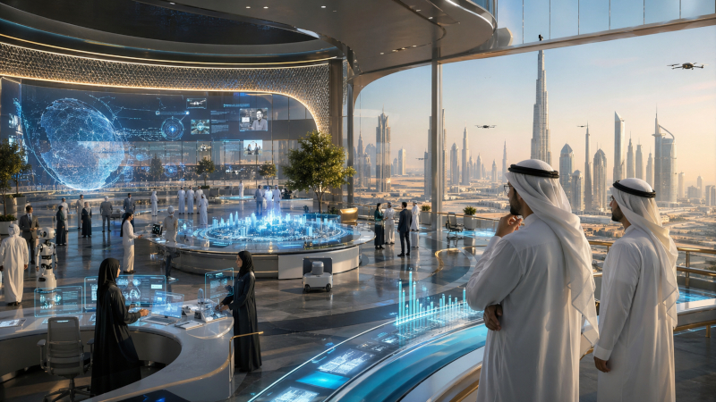 Planifică UAE să transfere în decurs de doi ani 50 % din sectorul public sub controlul inteligenței artificiale agențiale