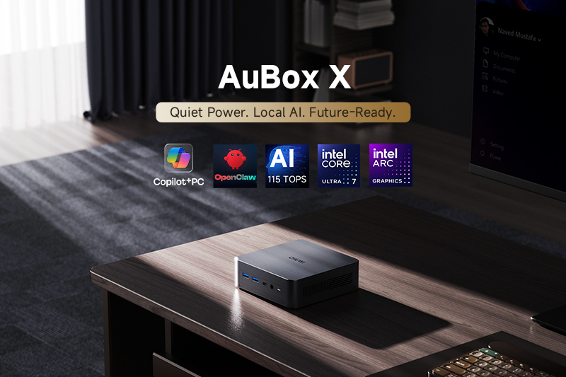 Chuwi a lansat noul PC compact AuBox X cu procesor Intel Core Ultra.