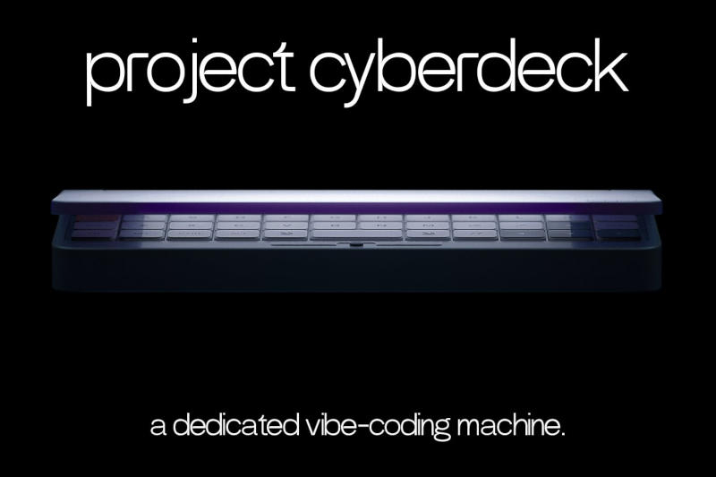 După eșecul gadgetului AI Rabbit, acesta dezvoltă un laptop Cyberdeck pentru vibrație‑codare