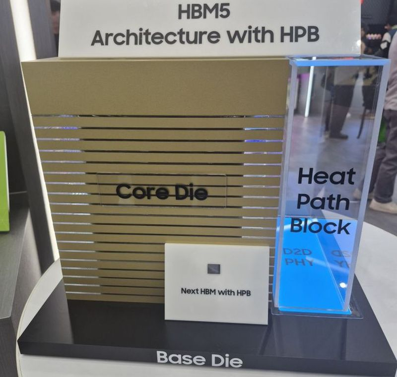 Samsung a prezentat la Computex 2026 prototipul memoriei HBM5 Stack